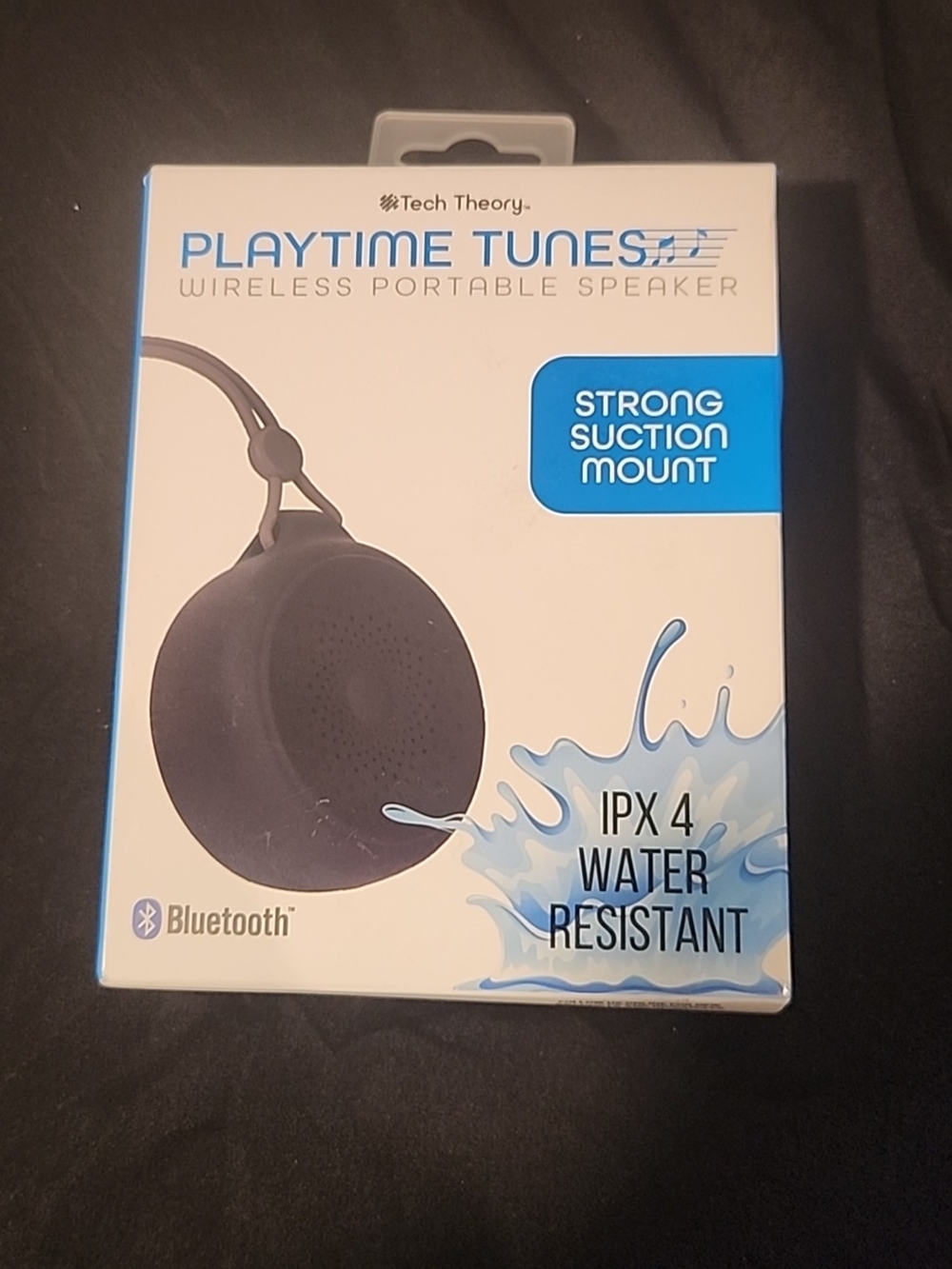 Tech Theory Wireless Portable Speaker IPX 4 Water Resistant New!